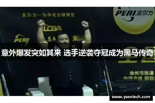 意外爆发突如其来 选手逆袭夺冠成为黑马传奇